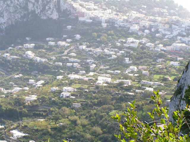 View of Capri from Anacapri