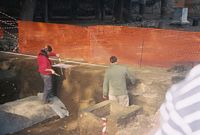 archaeologists working in Pompeii